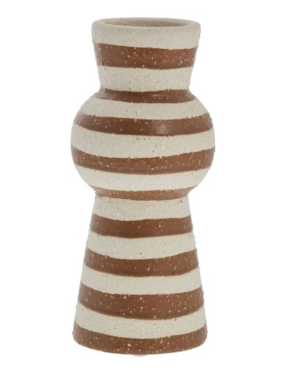 Lene Bjerre Aniella Decoration Vase Brown TIGERS EYE H20CM