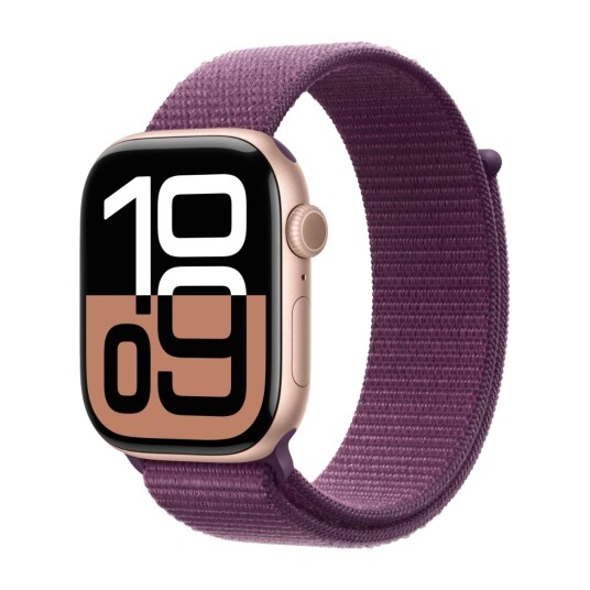 Apple Watch S10 46mm GPS (Rose Gold Alu/Plum Sport Loop)