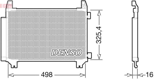 Kondensator DENSO DCN50028 Kondensator DENSO DCN50028