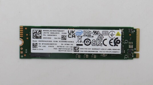 Lenovo 512GB M.2 PCIe 3.0 x4 SSD 5SS0W79515
