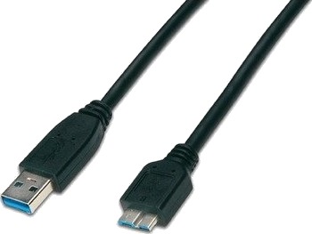 Wirewin Usb 3.0 A-Mb Mm 1.0 Sw 1 M Usb A Micro-Usb B Usb 3.2 Gen 1 3.1 Gen 1 Hankjønn/Hankjønn Sort