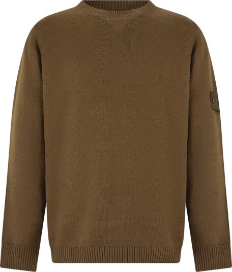 Stone Island Herre Strikkevarer Brun L,