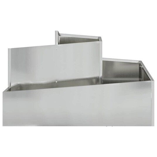 plantekasse 80x80x50 cm galvanisert stål plantekasse 80x80x50 cm galvanisert stål