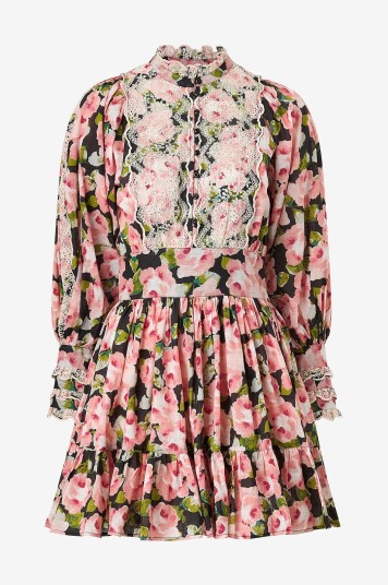 byTimo Kjole Cotton Slub Mini Dress Svart byTimo Kjole Cotton Slub Mini Dress Svart