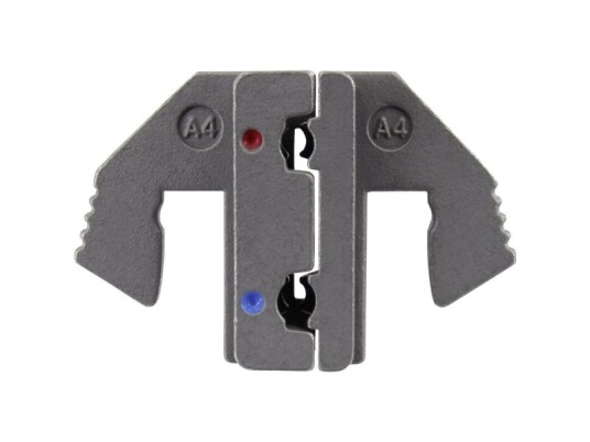 Toolcraft Ple-0A4 Crimp - Indsats Crimpindsats Til Isolerede Fladstik, Vinklet Passer Til Mærke: Toolcraft Pz-500 Toolcraft Ple-0A4 Crimp - Indsats Crimpindsats Til Isolerede Fladstik, Vinklet Passer Til Mærke: Toolcraft Pz-500