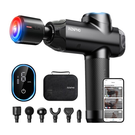 RENPHO PEU R C001SH BK Power+ massasjeapparat svart
