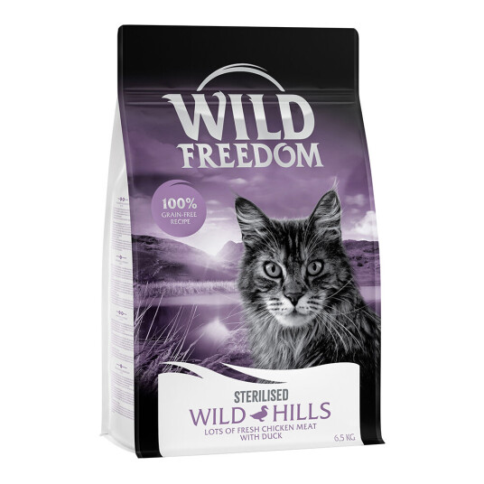 Wild Freedom Adult «Wild Hills» Sterilised And – Uten Korn 6.5 kg Wild Freedom Adult «Wild Hills» Sterilised And – Uten Korn 6.5 kg