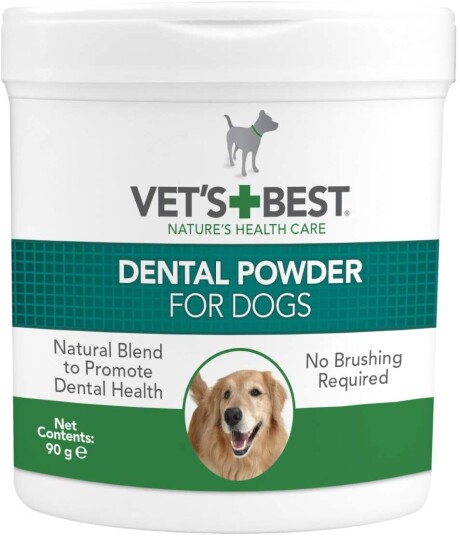 Vet's Best Tannpleie Pulver for Hund 90g - Naturlige Ingredienser for Munnhygiene Vet's Best Tannpleie Pulver for Hund 90g - Naturlige Ingredienser for Munnhygiene