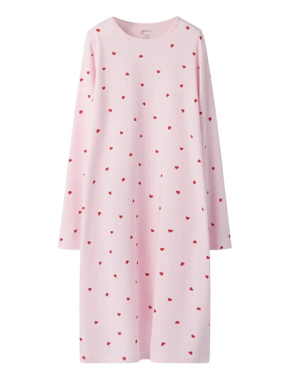 Name It Nkfnightgown Hearts Noos Pink 86 92