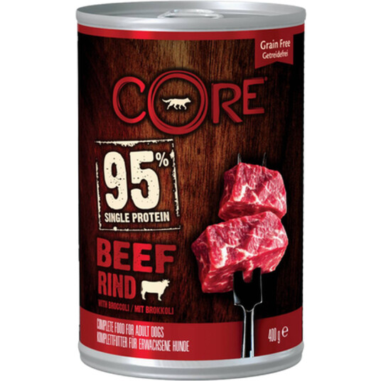 Dog Adult 95 % Single Protein All Breed Beef & Broccoli Wet 400G