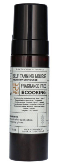 Ecooking Self Tanning Mousse Fragrance Free 200 ml Selvbruning