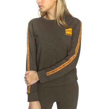 Calvin Klein 1981 Bold Sweatshirt Grønn X-Small Dame Calvin Klein 1981 Bold Sweatshirt Grønn X-Small Dame
