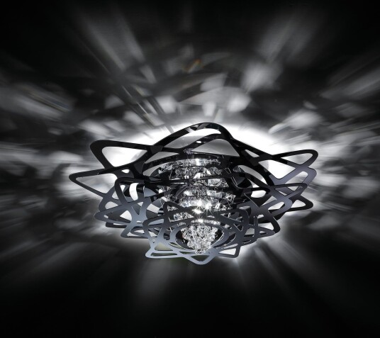 Taklampe Slamp Aurora dimmbar Svart Stue Plast Design 62 20.5 Svart