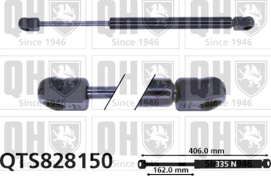 QUINTON HAZELL QTS828150 Baklukedemper
