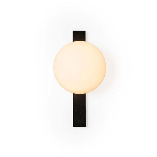 Estiluz Circ Vegglampe m. Plate Sort