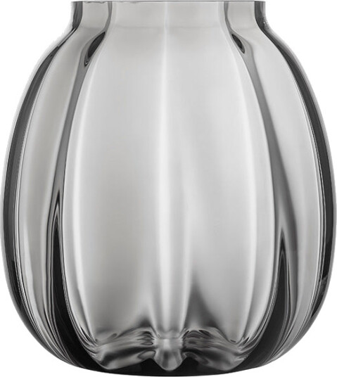 Hadeland Glassverk Ella Vase 22cm Røkgrå