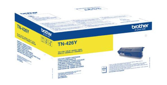 Brother TN 426 Y lasertoner - TN426Y Original - Gul 6500 sider Brother TN 426 Y lasertoner - TN426Y Original - Gul 6500 sider