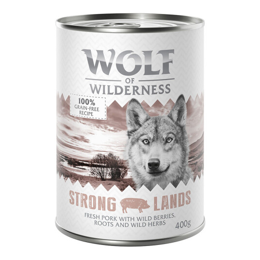 Wolf Of Wilderness 6 X 400 G Strong Lands Svin