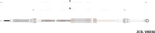Kabel, girmekanisme COFLE 92.2CB.VK036