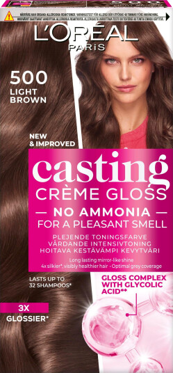Loreal Paris Casting Crème Gloss 500 Light Brown Loreal Paris Casting Crème Gloss 500 Light Brown