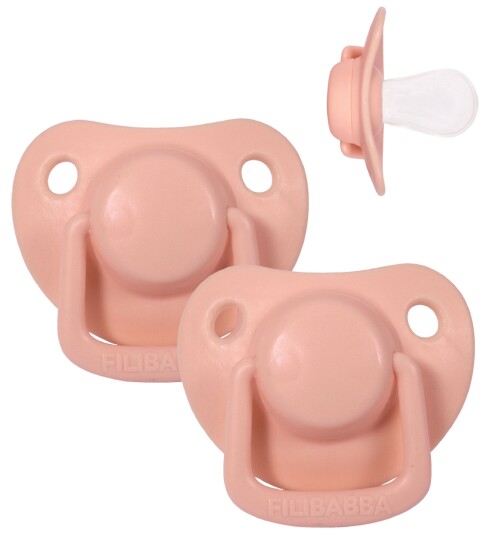 Filibabba Smokker 2pk  Peach 06mnd