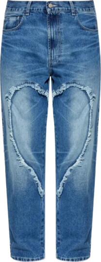 Carne Bollente Dame Jeans Blå W24,