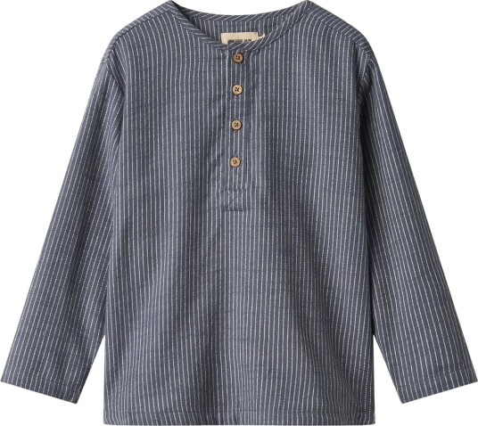 Wheat Shirt L/S Bjørk Blue 122