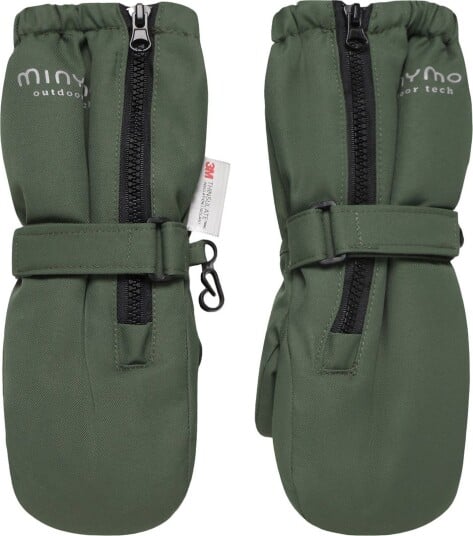 Minymo Mittens Khaki green 6 12M