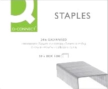 Hæfteklammer Q Connect 24/6,1000 Stk/Pk
