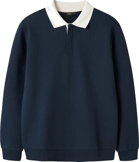 LMTD Nlmross Ls Polo Sweat Navy 146 152