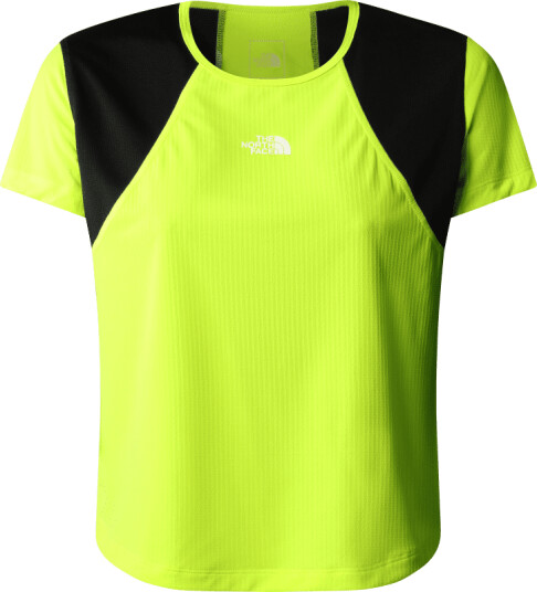 The North Face Women's Lightbright Short Sleeve Tee S, LED Yellow/Tnf Black