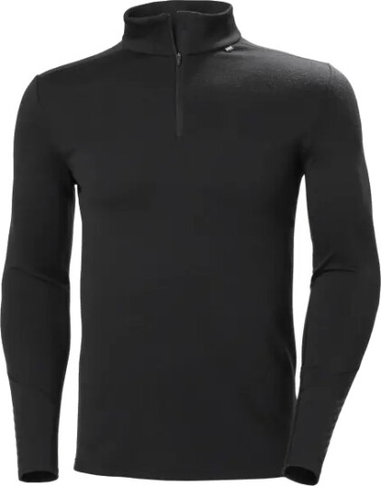 Helly Hansen Lifa Merino Midweight 1/2 Zip, ulltrøye herre 2XL BLACK Helly Hansen Lifa Merino Midweight 1/2 Zip, ulltrøye herre 2XL BLACK