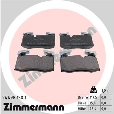 Bremseklosser ZIMMERMANN 24478.150.1