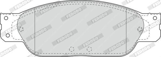 Bremseklosser FERODO FDB1485