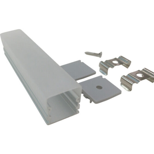 Namron Aluminiumsprofil utenpåliggende 2m 2114 - 3234685