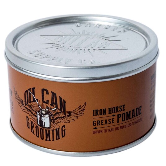 Oil Can Grooming Iron Horse Grease Pomade 100 Ml Oil Can Grooming Iron Horse Grease Pomade 100 Ml