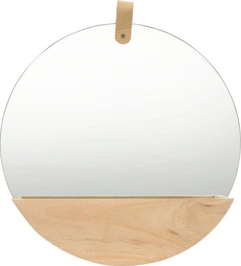 vidaXL Veggspeil heltre furu 35 cm vidaXL Veggspeil heltre furu 35 cm