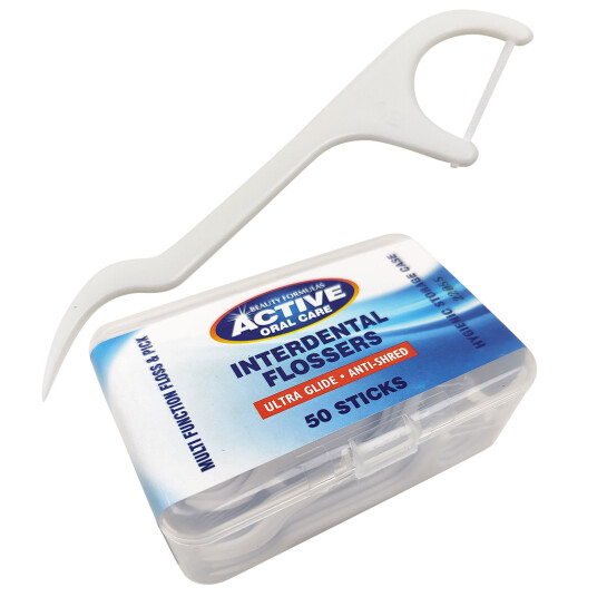 Flossere Active Oral Care interdental flossere 50 stk.