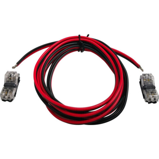 Namron Kabel for LED strip 2m 0,75mm + 2stk I-tilkobling - 3234694