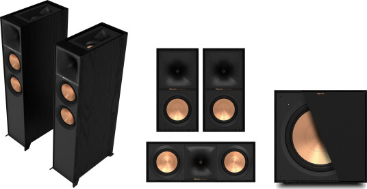 Klipsch R-605FA Reference 5.1.2  pakke ATMOS, R-605F, R-50C, R-40M, R-121SW