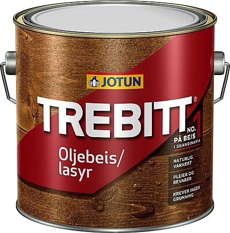 Jotun trebitt oljebeis rød base 2.7l