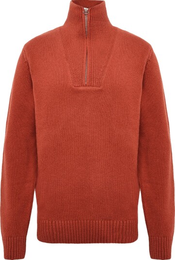 Armor Lux Trucker Sweater KETCHUP CHINÉ S Armor Lux Trucker Sweater KETCHUP CHINÉ S