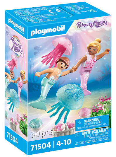 Playmobil Princess - Mermaid Kids with Jellyfish