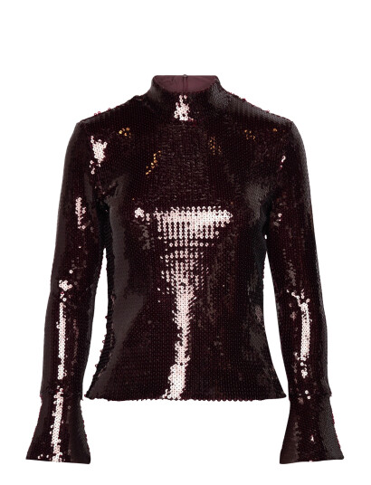 Dante6 Dante6 Paige Sequins Top   Burgundy   38