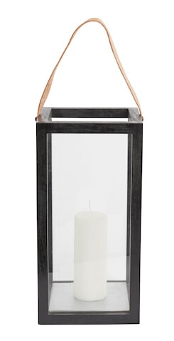 Muubs Storm Lanterne Lysestake Svart 20x40 cm Muubs Storm Lanterne Lysestake Svart 20x40 cm