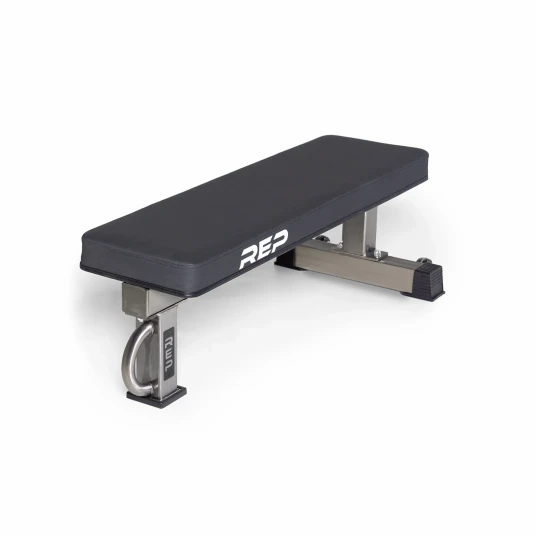 REP Fitness FB 5000 Flat Bench Wide Pad Clear Coat REP Fitness FB 5000 Flat Bench Wide Pad Clear Coat