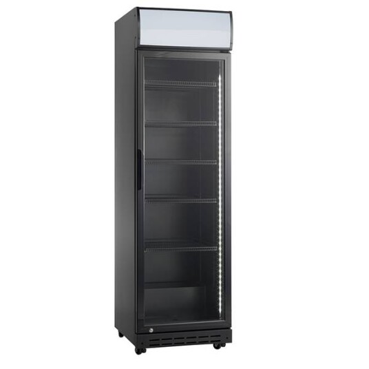 Scandomestic display kjøleskap sort SD 420 BE