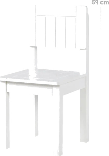 Roba Wooden Children's Chair White One Size Roba Wooden Children's Chair White One Size