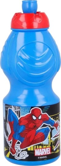 Marvel Vannflaske Spiderman 400 ml Dryppsikker