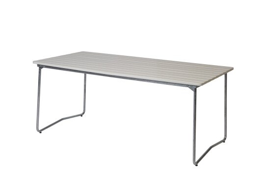 Grythyttan Stålmöbler Bord B31 Hvitlakkert ek/galvanisert stål 170 x 92 cm Hvit